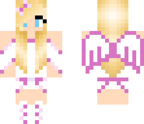 pink angel girl