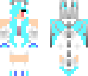 dragon girl blue