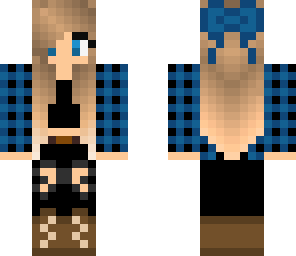 blue girl