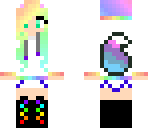 cute rainbow fox