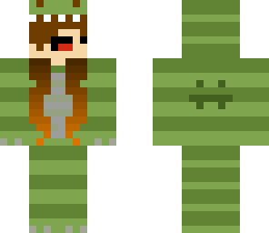 green dino girl lol