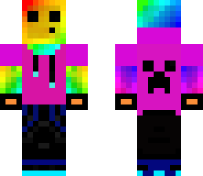 rainbow slime pink