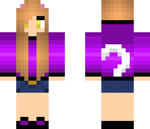 purple hooded neko