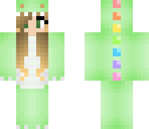 green dino girl