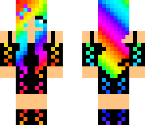 sexy rainbow girl