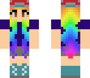 rainbow girl
