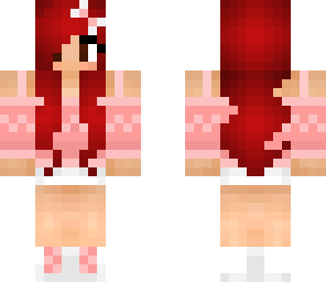pink red girl