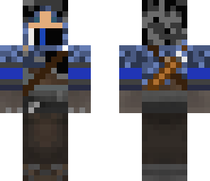 blue hooded