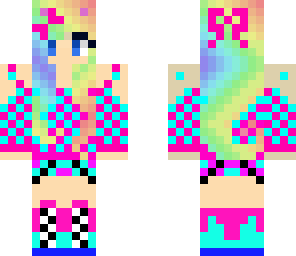 rainbow girl