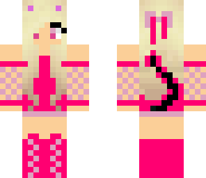 10 likes for pink cat girl