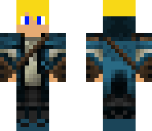 blond survivor with blue eyes