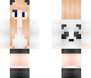 edited panda girl