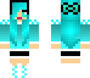 electric blue girl