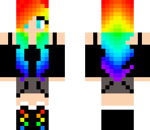 rainbow girl