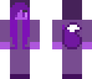 purple wolf girl