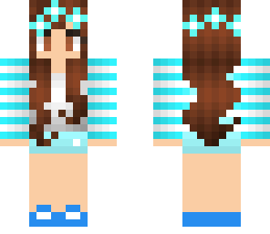 white and blue jumper