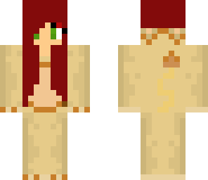 girl in lion with red hair