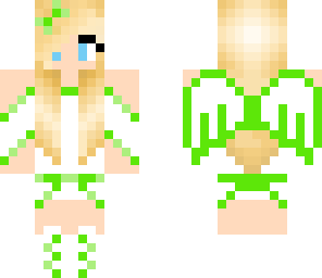 green angel girl