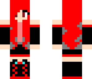 red hatsune miku