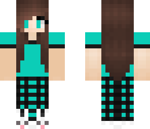 cute teal pj girl