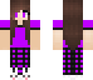 cute purple pj girl