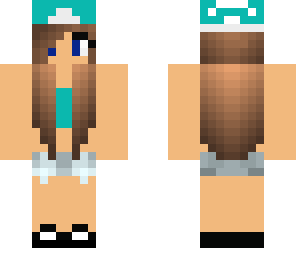cute teal girl