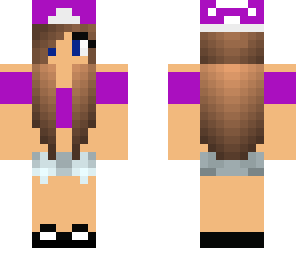 cute purple girl