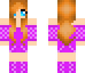 cute purple girl