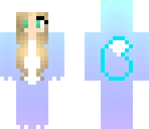 pastel blue fox girl