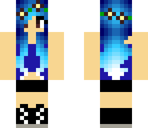 girl who loves blue