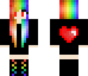 girl color heart