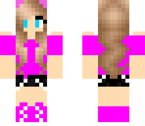 girly girl with headphones