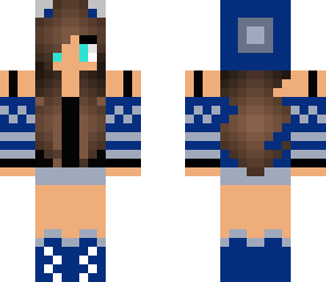 blue hat