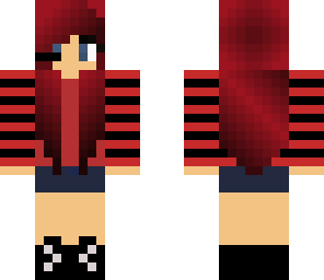 gamer girl red