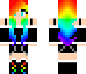 edited rainbow girl