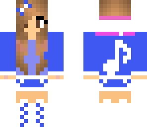 blue girl