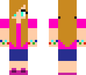 lily with brown hair