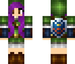 purple haired link girl 2