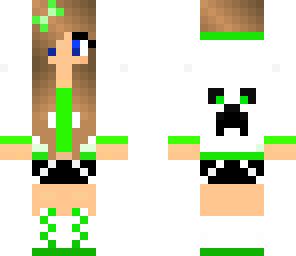 girl in green