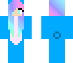 blue girl