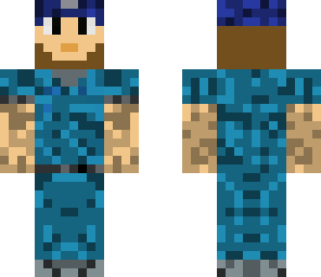 blue army skin
