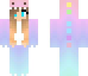 pastel dino girl