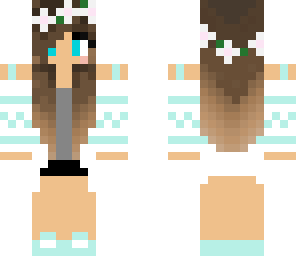 edited flower crown girl