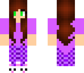 purple pajama girl