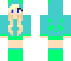 blue and green panda