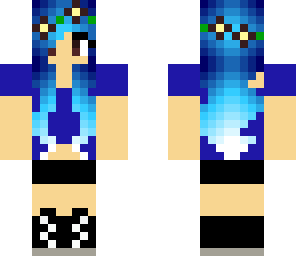 blue girl