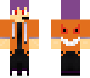 orange gengar hoodie