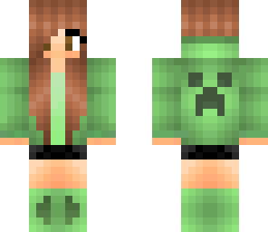creeper girl edited skin