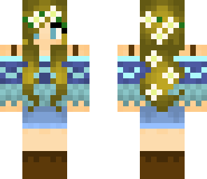 blonde hippie girl