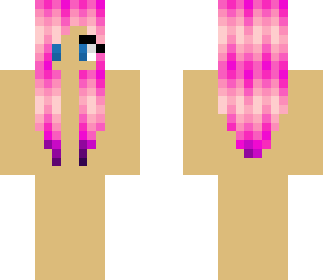 pink hair template